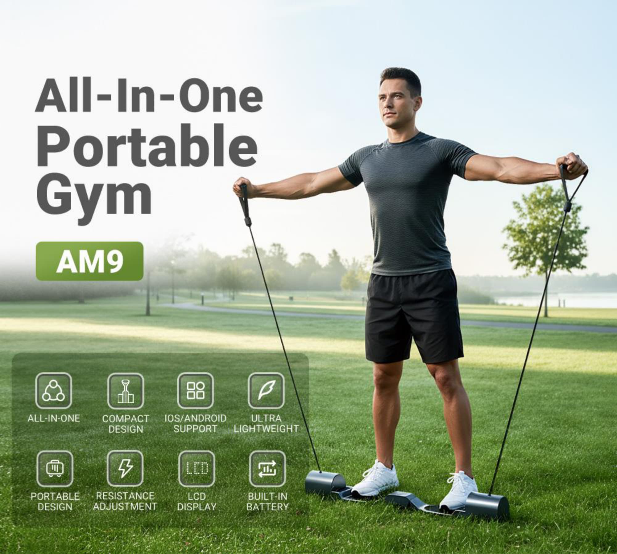 AM9 All-in-One Portable Gym